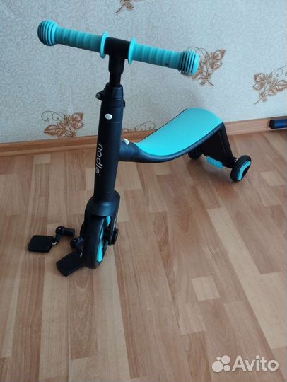 Детский 3-колесный самокат-беговел Nadle