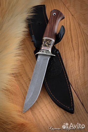 Нож охотничий Пехотинец К340 искусственный камень