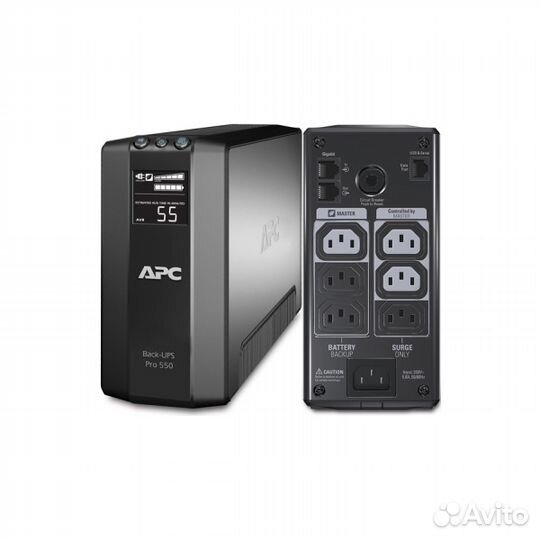 APC Back-UPS RS 550VA, LCD (BR550GI). новый