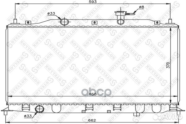 10-26614-SX радиатор системы охлаждения Hyunda