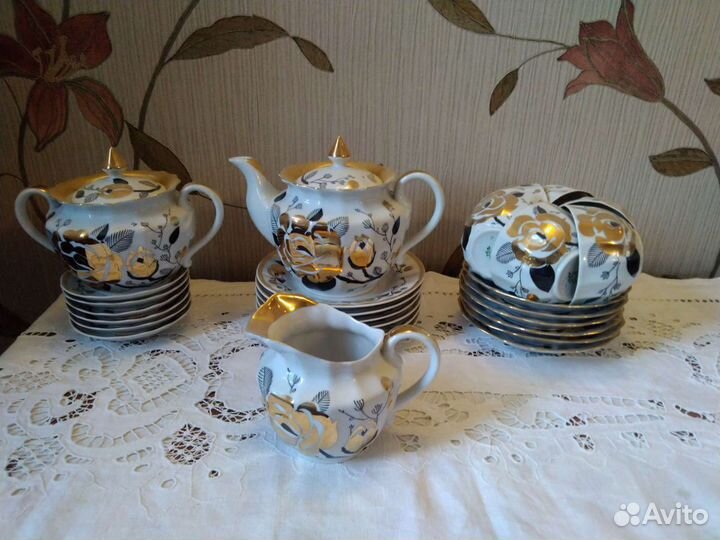 Шикарные старинные коллекционные сервизы СССР