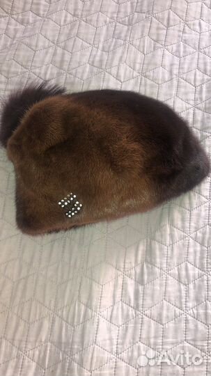 Шапка норковая новая