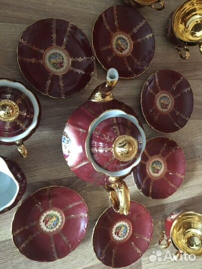 Чешский чайный сервиз 