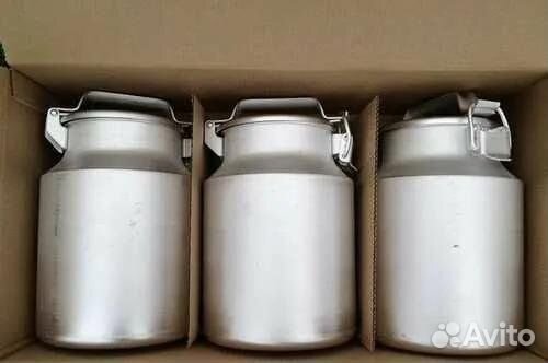 Бидон алюминиевый фляга 10 л. Новые