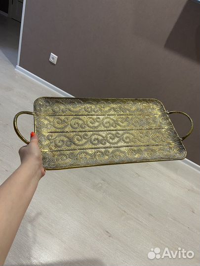 Поднос металлический