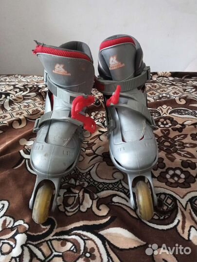 Роликовые коньки детские раздвижные