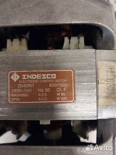 Двигатель для стиральной машины indesit, ariston