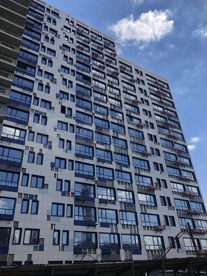 1-к. квартира, 48,4 м², 12/17 эт.