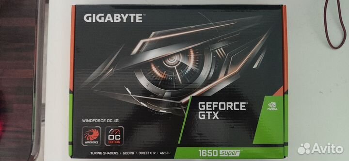 Видеокарта gigabyte GTX 1650 Super 4GB