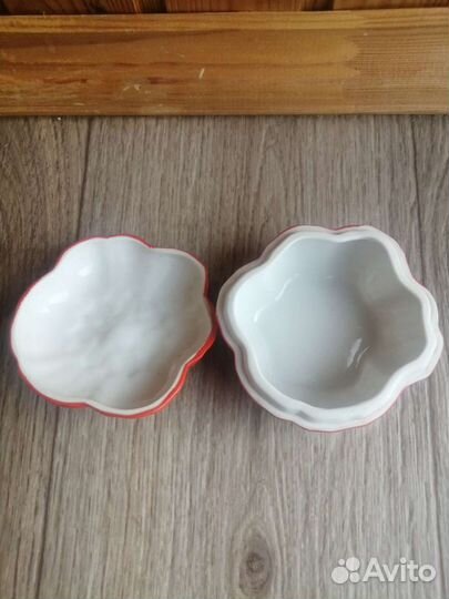 Масленка фарфоровая помидор Вербилки СССР