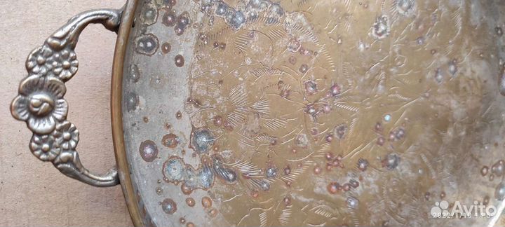 Поднос винтажный с клеймом