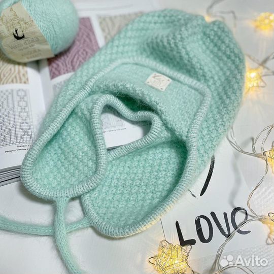 Шапка ушанка женская