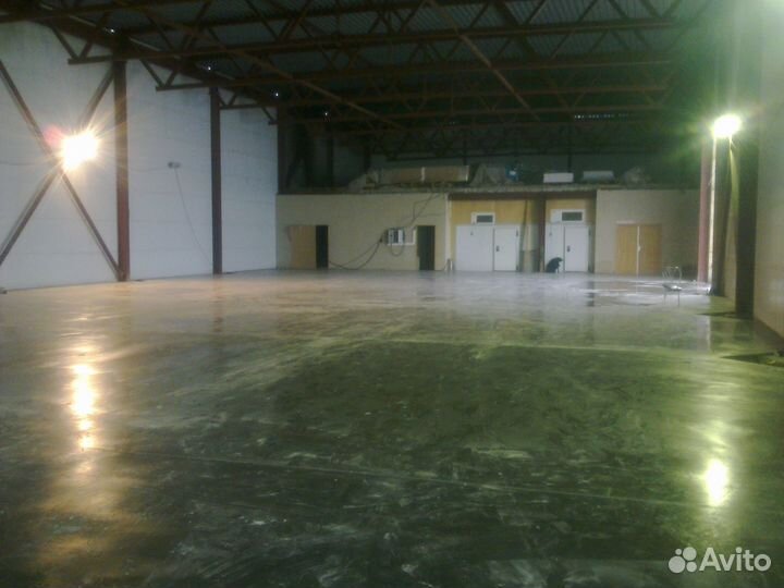 Бетонная стяжка с топпингом