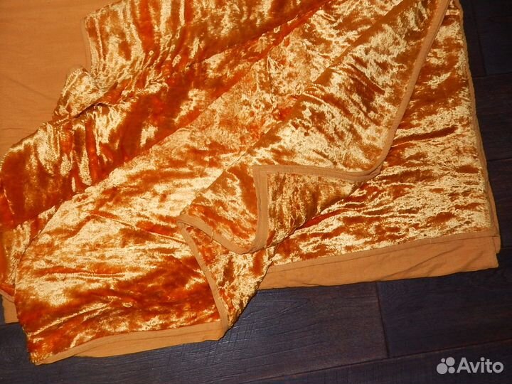 Плюшевое покрывало времен СССР, винтаж