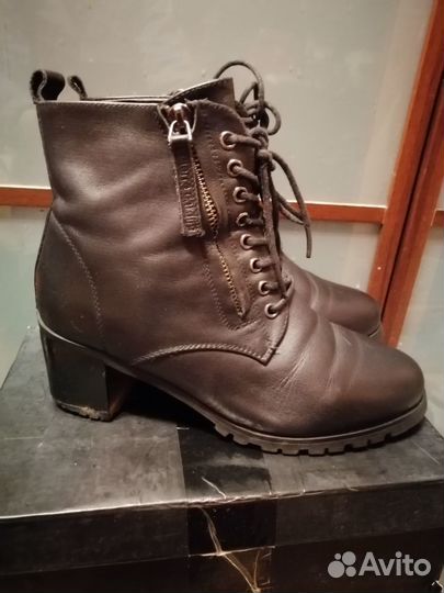 Ботильоны демисезон,38р кожа