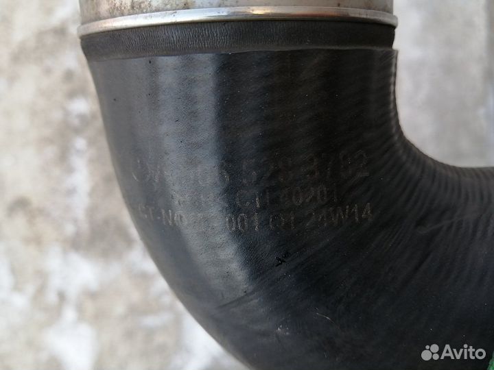 Патрубок интеркулера Мерседес Спринтер 906 ом 651