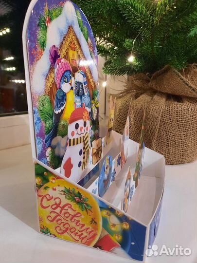 Новогодняя поделка открытка