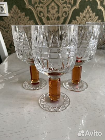 Бокалы, фужеры,рюмки богема(зайдите профил)