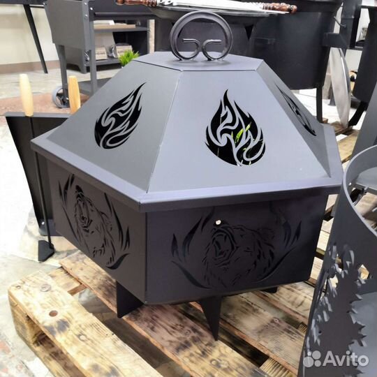 Очаг / Костровая чаша / Камин уличный