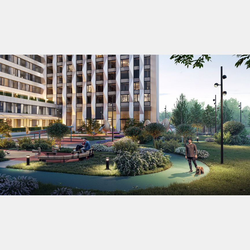 Квартира-студия, 26,4 м², 19/33 эт.