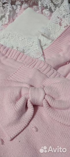 Конверт на выписку для девочки демисезонный