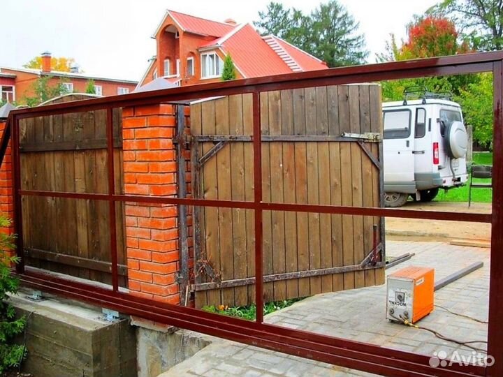Откатные ворота 
