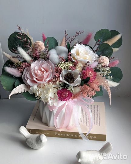 Букеты/ композиции из стаб цветов