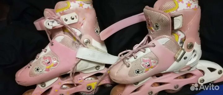 Роликовые коньки детские раздвижные