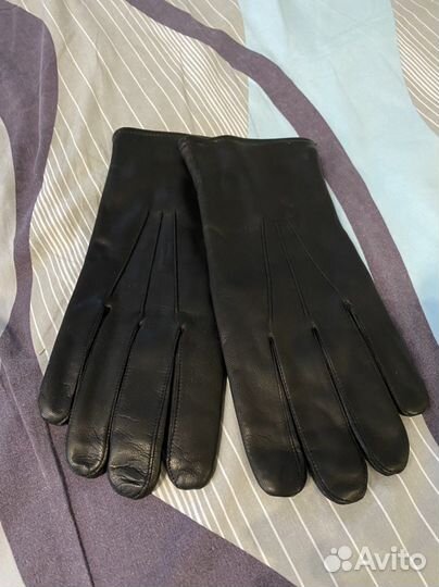 Перчатки мужские кожа