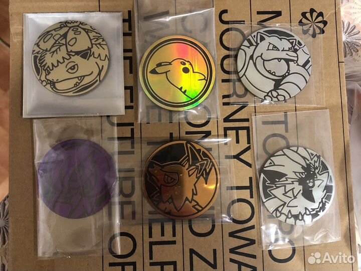 Монеты покемен кки(TCG)фишки,жетоны.ориг