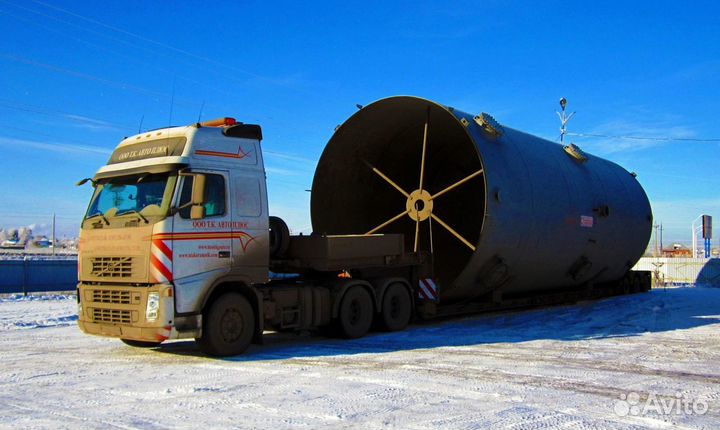 Аренда Трала Негабарит Тяжеловесный груз 30-120 т