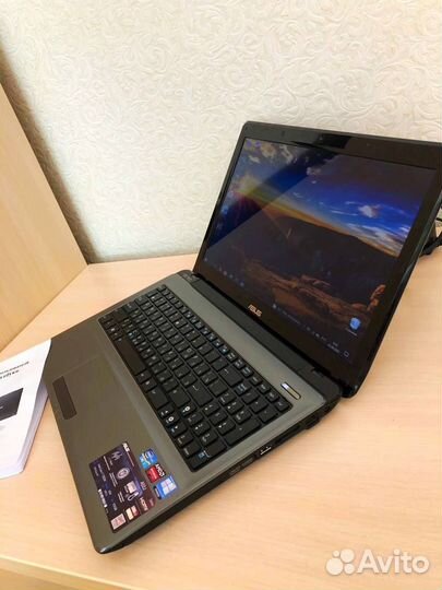 Мощный Игровой Ноутбук Asus A52J 8ядерi7/8G/SSD