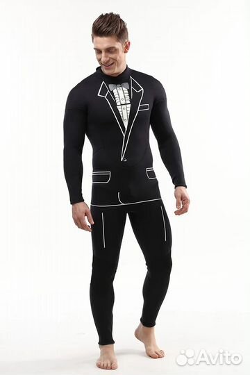 Гидрокостюм 3 мм для серфинга и дайвинга