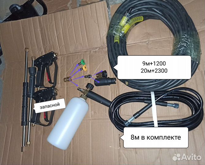 Мойка высокого давления. 220в Емкость