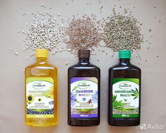 Масло холодного отжима от производителя с Алтая