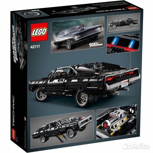 Lego Technic 42111 Dodge Charger Доминика Торетто
