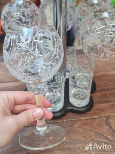 Набор хрустальных фужеров