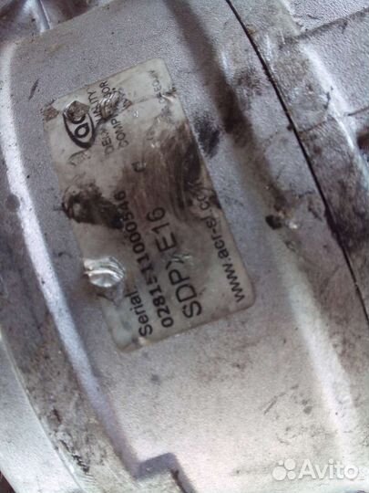 Компрессор кондиционера volkswagen sdpxe16