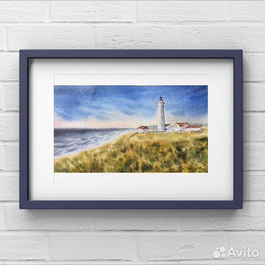 Картина акварель