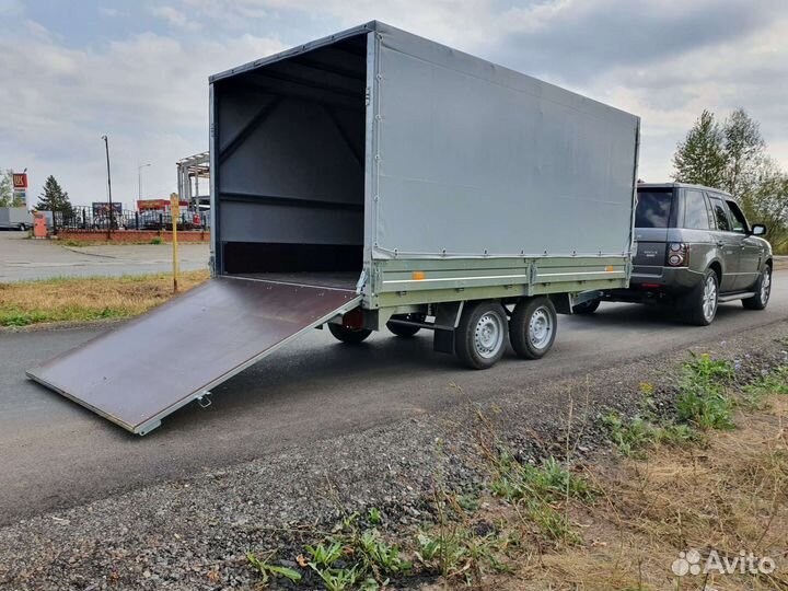 Прицеп Саранский под два снегохода
