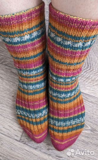 Носки вязаные ручной работы женские