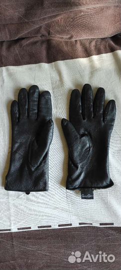 Перчатки женские кожаные 7