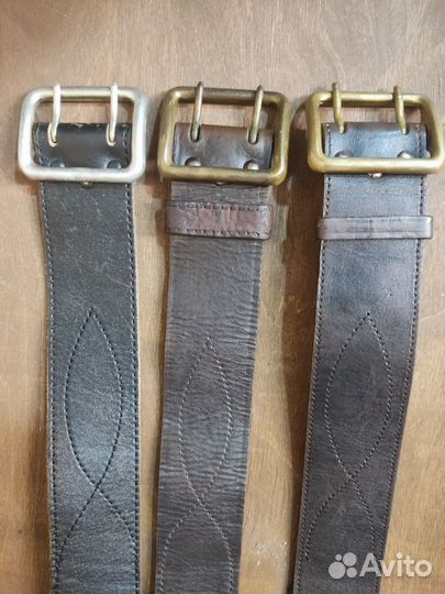 Ремень кожаный офицерский