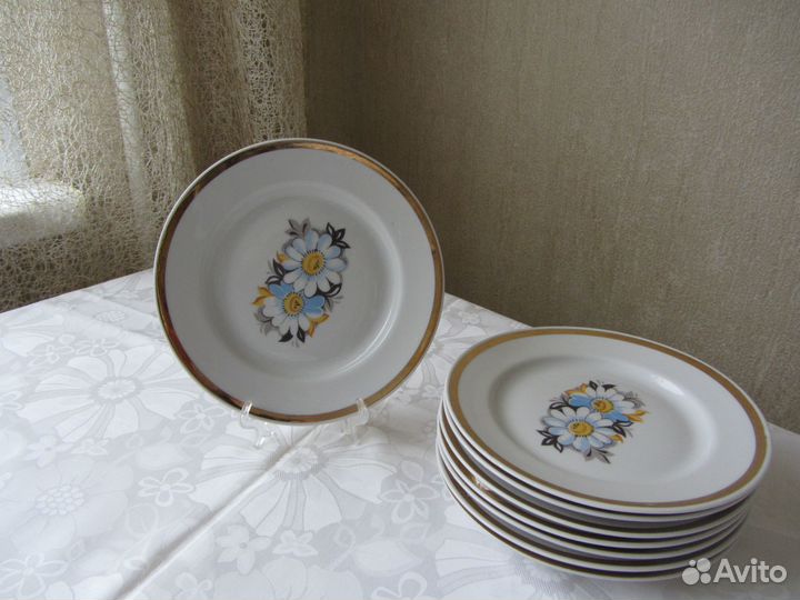 Продаются фарфоровые тарелки 70г,ссср.Д17,5см