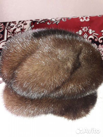 Кожаная шапка