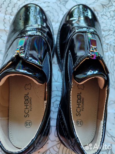 Туфли (полуботинки) для девочки 35 размер