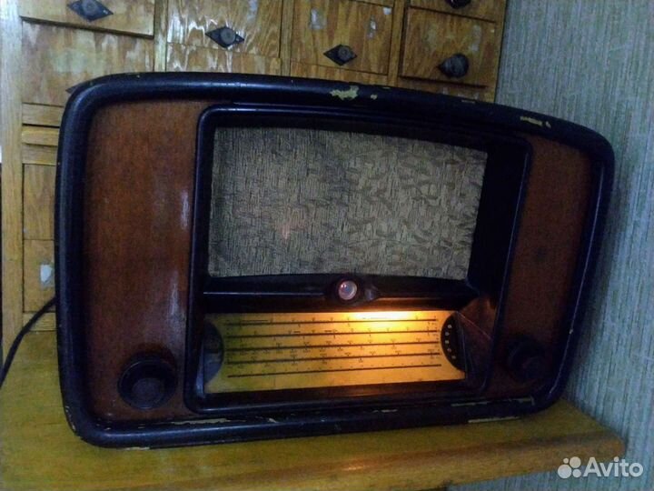 Ламповый радиоприемник vef 