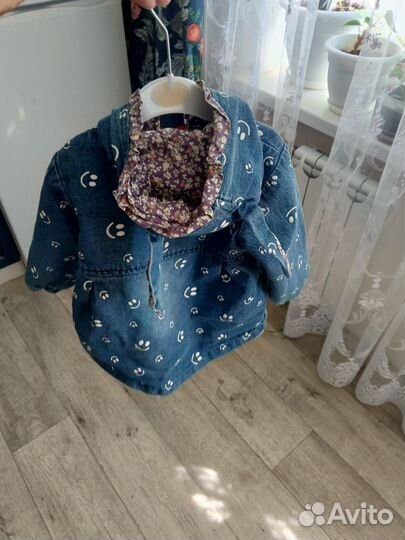 Джинсовая куртка детская 92-94