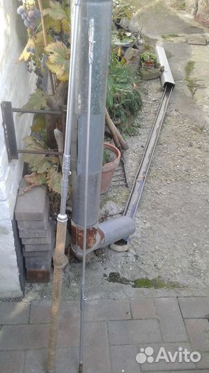 Спининг СССР двухколенный, ручка пробка