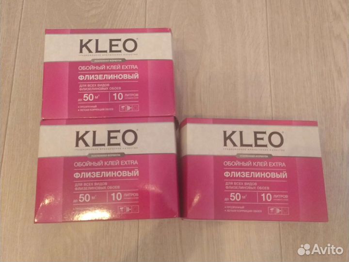 Клей kleo флизелиновый, 50м2